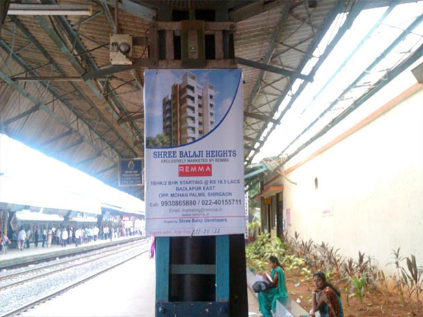 Railway Hoarding Advertising